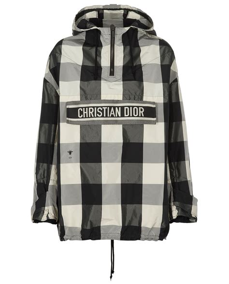 dior anorak jacket|Hooded Anorak Black Fleece .